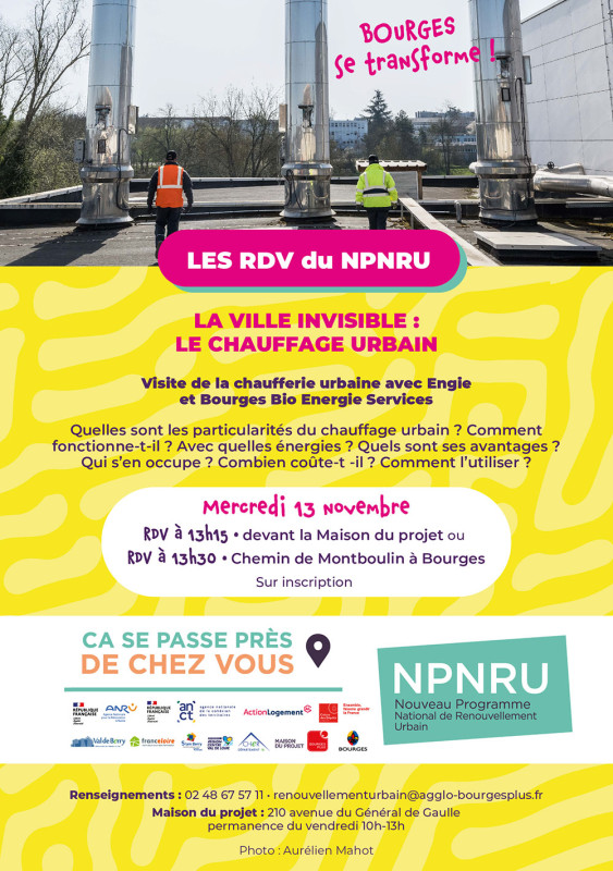 Visite de la chaufferie urbaine