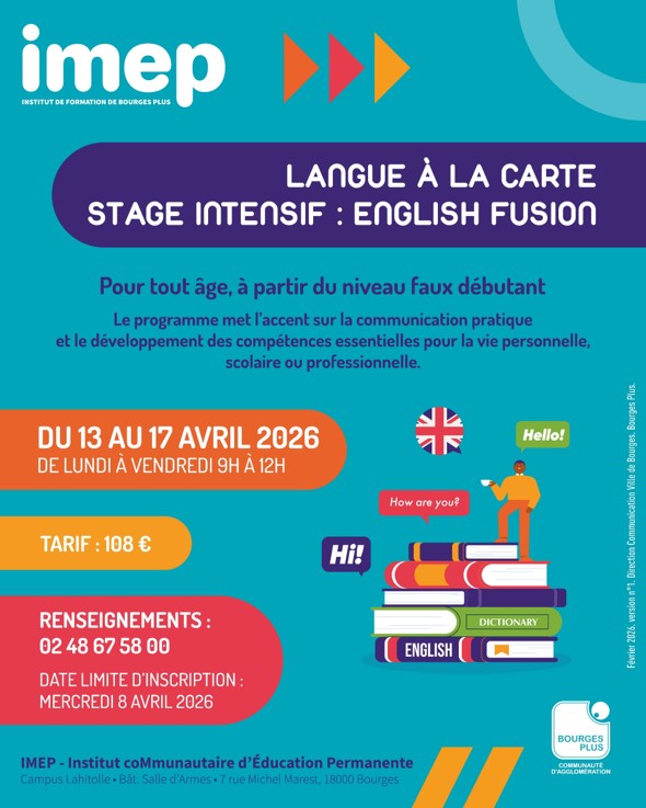 Stage intensif : English Fusion